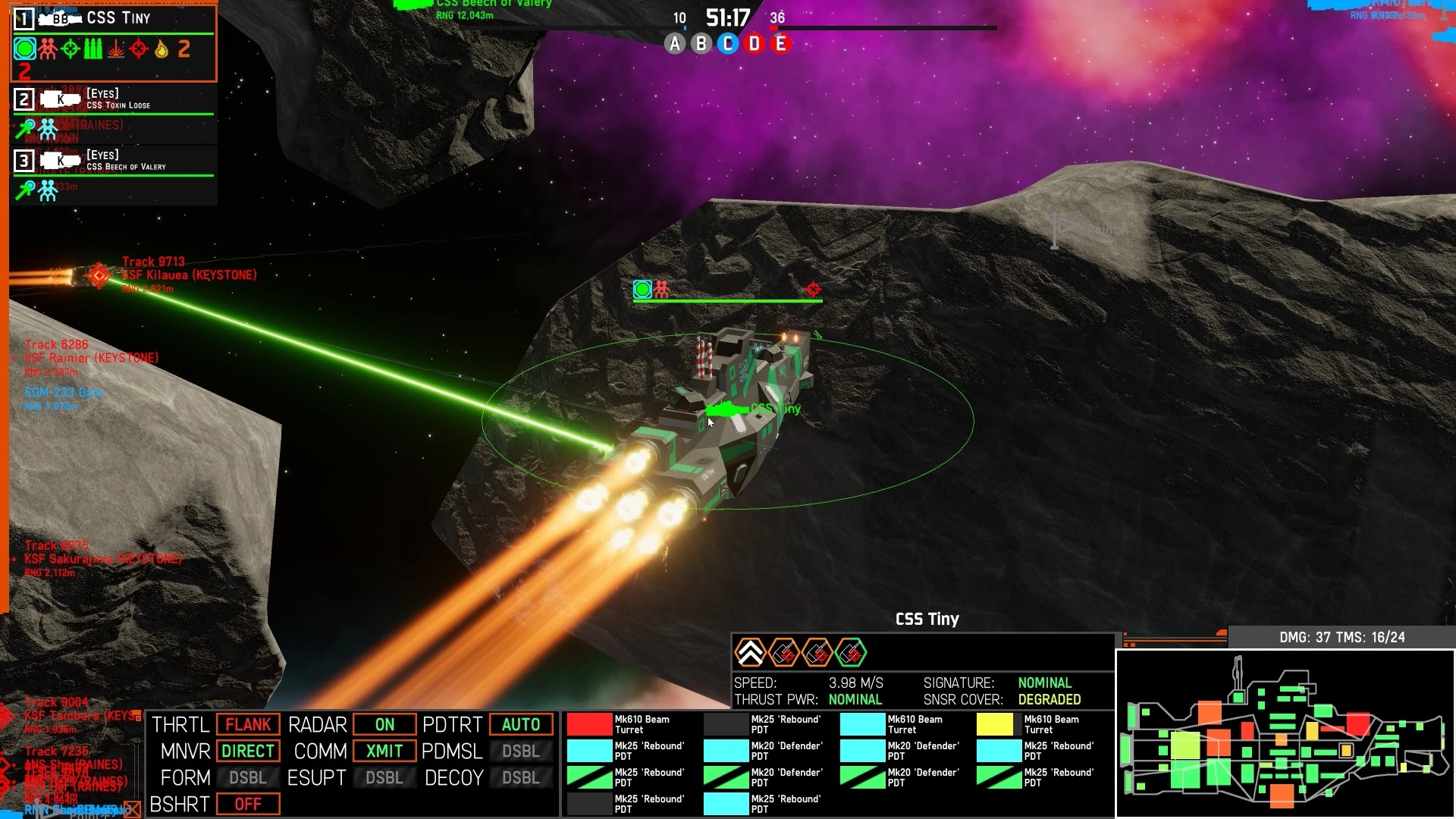 Изображение 6: NEBULOUS: Fleet Command (Ранний доступ)