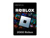 Превью изображения 1: Карта пополнения Roblox: 2000 robux [Цифровая версия]